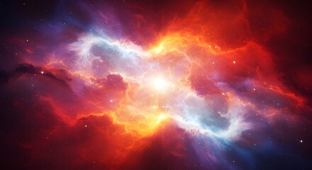 Naklejka premium abstract space background