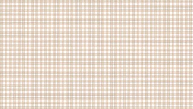Beige and grey plaid fabric texture background. Wallpaper checkered in the white background. Seamless pattern classic check. 