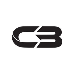 Letter CB LOGO Vector design