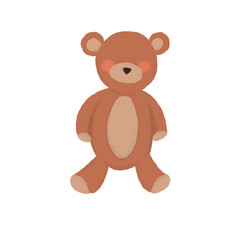 Cute Hand Drawn Teddy Bear Illustration for Kids
