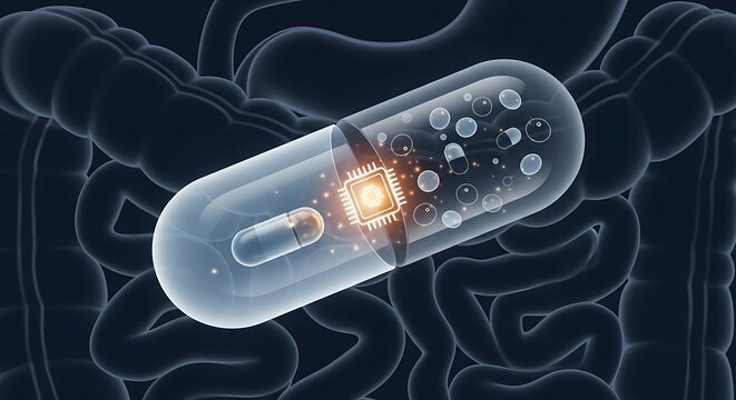 Smart pill concept for digestive tract monitoring and targeted drug delivery