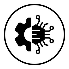 AI Algorithm Vector Icon