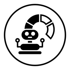 AI Analytics Vector Icon
