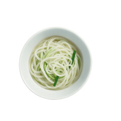Somen - Thin wheat noodles typically served chilled with a light dipping sauce during the summer months. The noodles are