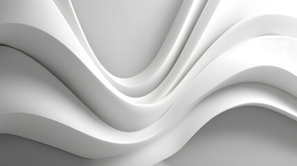Minimalist White wave quality modern abstract background design. for website, banner, poster, brochure