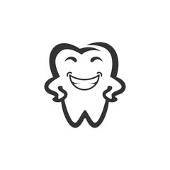 Obraz premium happy face with a smile , smile dental , dental care