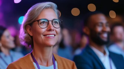 A multicultural team collaborates in a dynamic business workshop setting.