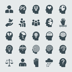 Business and Social Network Icon Set for Web and Office Use