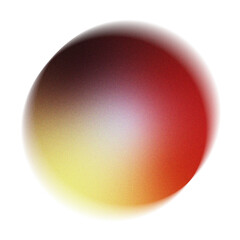 Abstract blurred colorful gradient circle shape noise texture design element