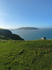 Seascape from Little Orme with View of Great Orme and Welsh Coastline