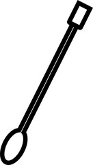 A clean and professional forceps illustration set featuring medical and healthcare tools in black lineart style