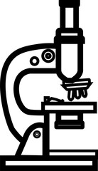 A clean and professional illustration set featuring medical and healthcare tools in black lineart style