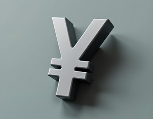 Obraz premium japan yen financial symbol macro 3d icon with international economy concept, wealth and business profit.