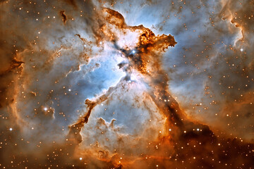 An astronomy illustration of the beauty of space