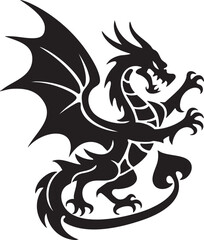 Majestic dragon illustration with intricate details and vibrant colors