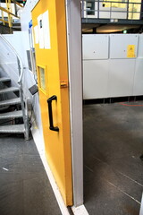 Radiation safety door at neutron research facility