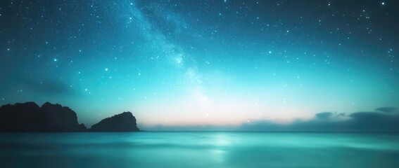 Fototapeta premium Peaceful seascape at twilight