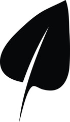 Abstract geometric shape with vibrant color accents and silhouette detail