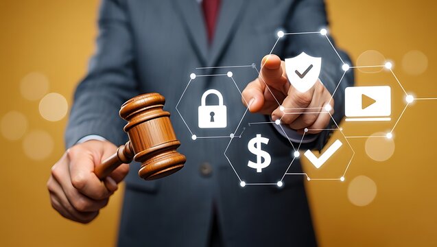 Protection and digital security measures for online transactions and legal compliance in the tech industry,Cyber protection measures for secure online transactions in the digital age of the internet - Powered by Adobe