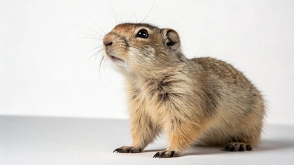 Gopher on studio background