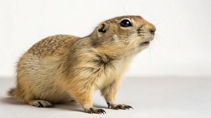 Gopher on studio background