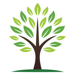 Fototapeta premium Simple Tree Brand Mark Graphics