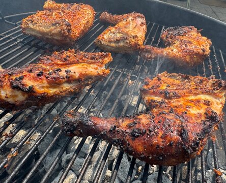 grilled chicken quarters 