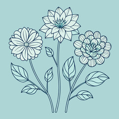 abstract floral background