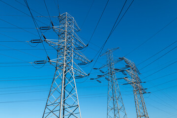 High Voltage Pylons for Electricity Distribution