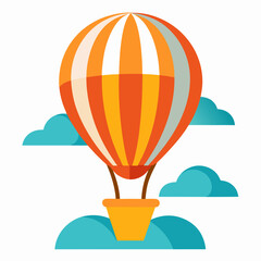 Fototapeta premium hot air balloon vector