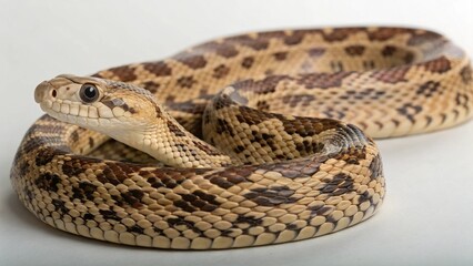 Gopher Snake on studio background