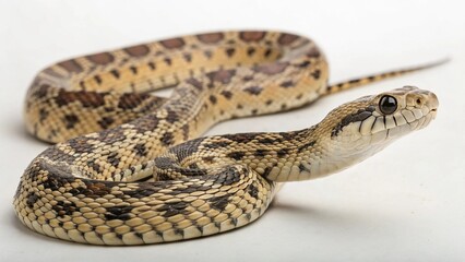 Gopher Snake on studio background