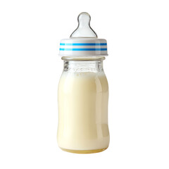 Baby bottle with milk feeding newborn infant formula glass container nutrition healthcare product liquid food