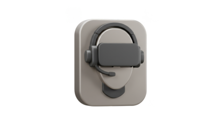 3D Icon of VR Headset Virtual Reality Gaming Device Metaverse