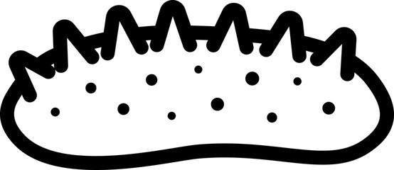 Sea Cucumber Line Icon