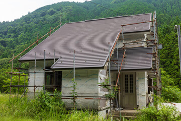 日本の兵庫県の古くてとても美しい建物