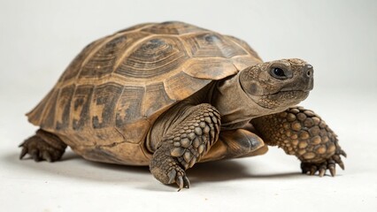 Gopher Tortoise on studio background