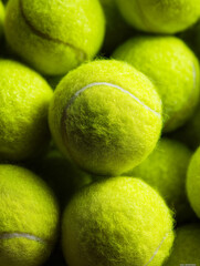 tennis ball close up textured