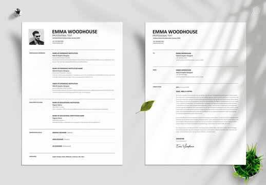 Simple Resume Layout