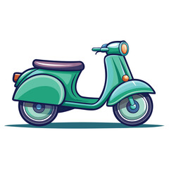 Obraz premium Colorful Urban Scooter Graphics