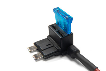Add-a-circuit fuse tap with blue fuse. This fuse tap adapter allows you to add an additional...