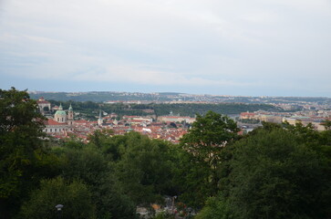 Obraz premium Panoramic View of Prague from Petřín Hill. 11.07.2025