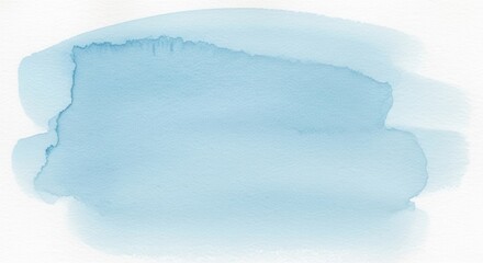 Soft Blue Watercolor Wash Background Texture abstract
