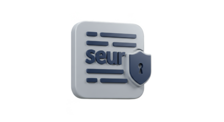 3D Security Document Shield Protection Ensure Data Safety Lock