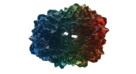 Abstract 3D Background Transparent Design Geometric Illustration