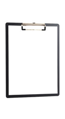 Black Clipboard Isolated on Transparent Background Information Illustration