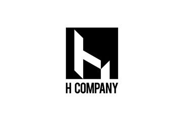 H initial letter, A sleek, minimalist logo for H Company.  For business finance and industrial needs