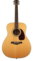 Obraz premium Acoustic Guitar Musical Instrument Brown Wood on Transparent Background