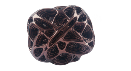 Abstract 3D Sphere Transparent Background Render Geometric Design Art