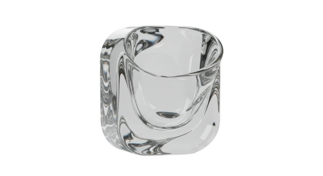 Abstract Geometric Cube Shape Transparent Background 3D Render Pattern